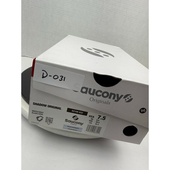 Saucony Shadow Original Womens Size 9 Running Athletic Shoes Gray White Sneakers - Picture 10 of 10